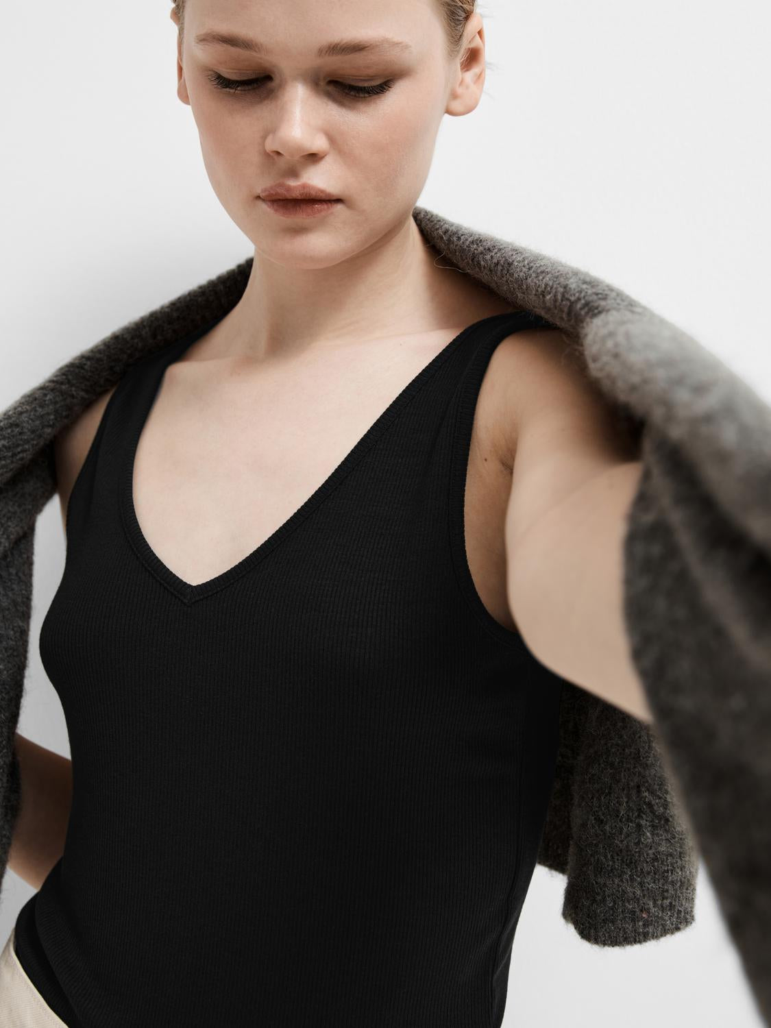 Dianna Tank Topp - Sort